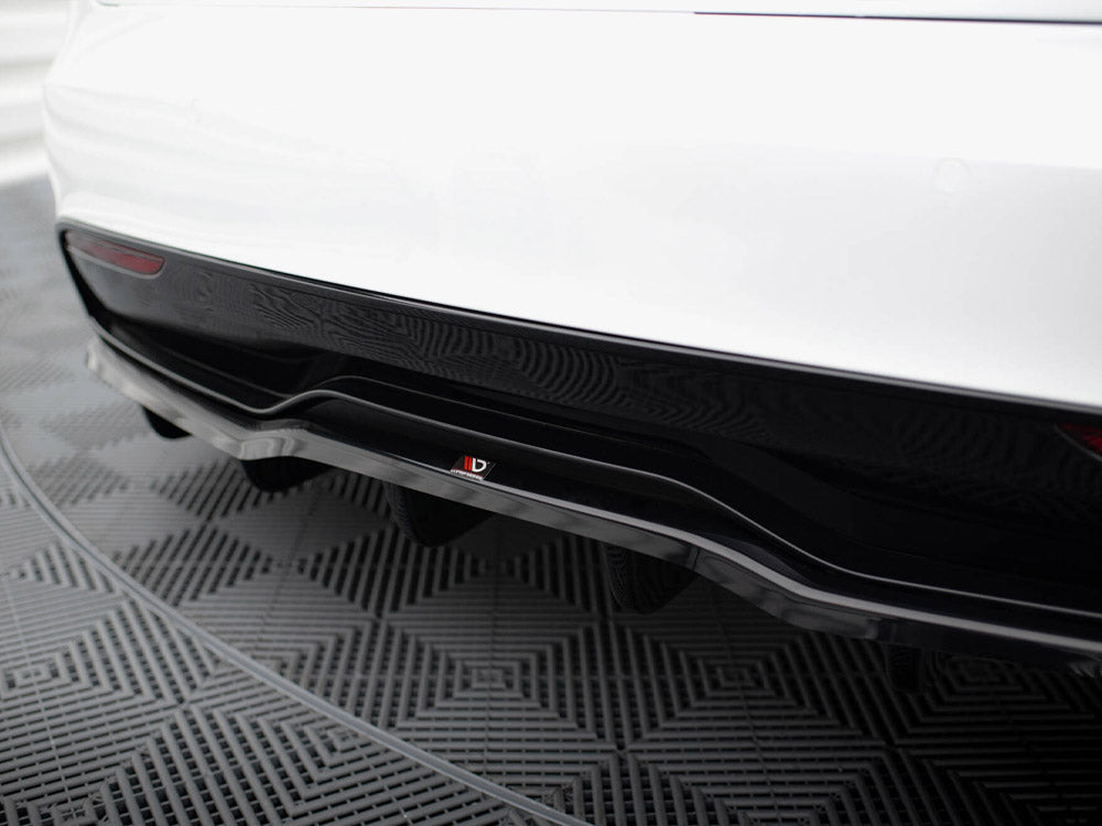 Maxton Design Rear Splitter (Vertical Bars) V.2 Tesla Model S Plaid Mk1 Facelift - TE-MODELS-1F2-PL-RD2G+RD3G - Image 4