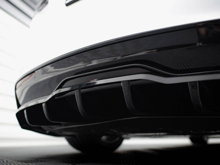 Rear Splitter (Vertical Bars) V.2 Tesla Model S Plaid Mk1 Facelift