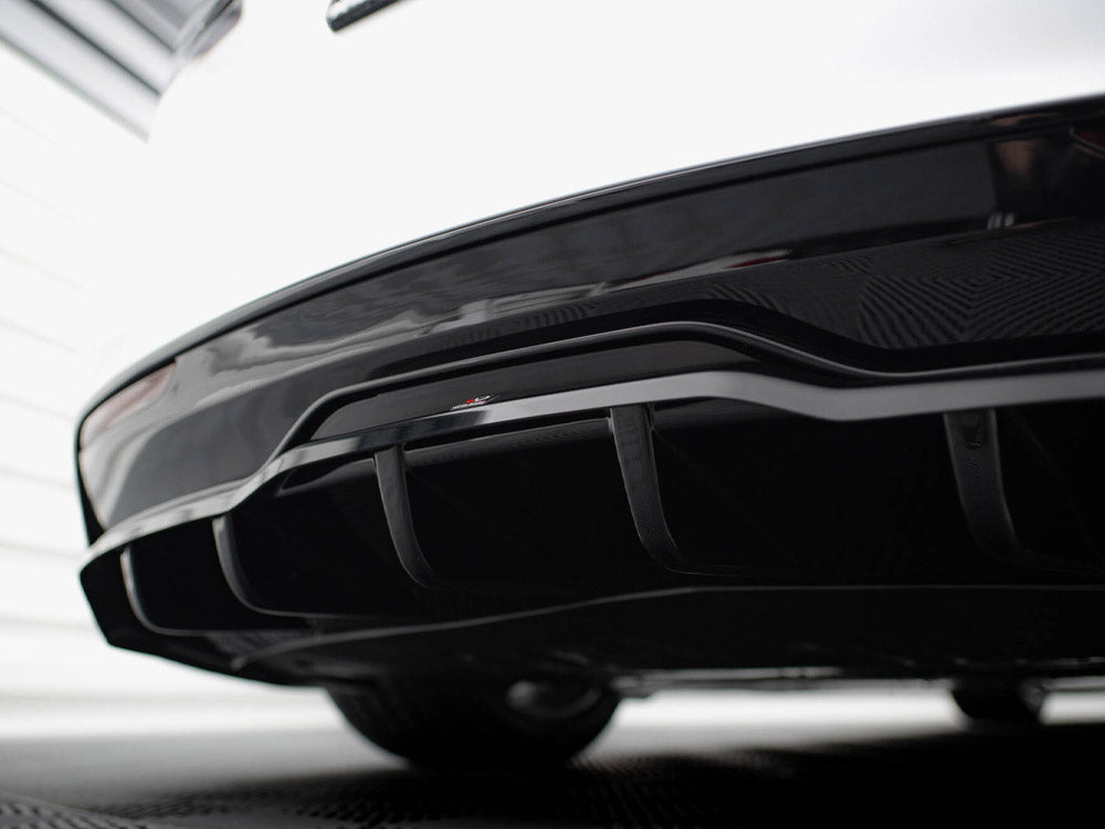 Maxton Design Rear Splitter (Vertical Bars) V.2 Tesla Model S Plaid Mk1 Facelift - TE-MODELS-1F2-PL-RD2G+RD3G - Image 7