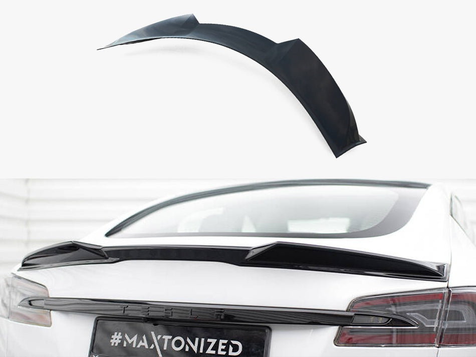 Maxton Design Spoiler CAP 3D Tesla Model S Plaid Mk1 Facelift - TE-MODELS-1F2-PL-CAP3D1G - Image 1