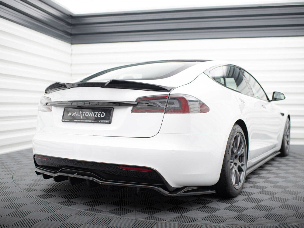 Maxton Design Spoiler CAP 3D Tesla Model S Plaid Mk1 Facelift - TE-MODELS-1F2-PL-CAP3D1G - Image 2
