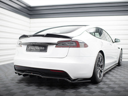 Maxton Design Spoiler CAP 3D Tesla Model S Plaid Mk1 Facelift - TE-MODELS-1F2-PL-CAP3D1G - Image 2