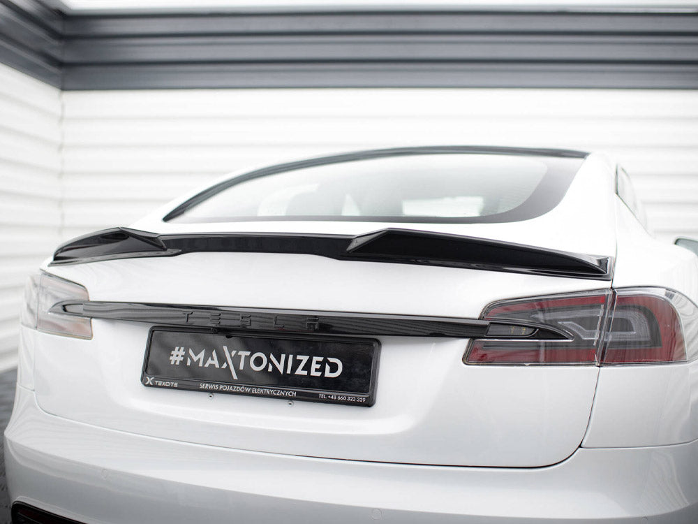 Maxton Design Spoiler CAP 3D Tesla Model S Plaid Mk1 Facelift - TE-MODELS-1F2-PL-CAP3D1G - Image 3