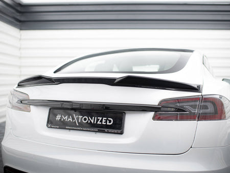 Maxton Design Spoiler CAP 3D Tesla Model S Plaid Mk1 Facelift - TE-MODELS-1F2-PL-CAP3D1G - Image 3