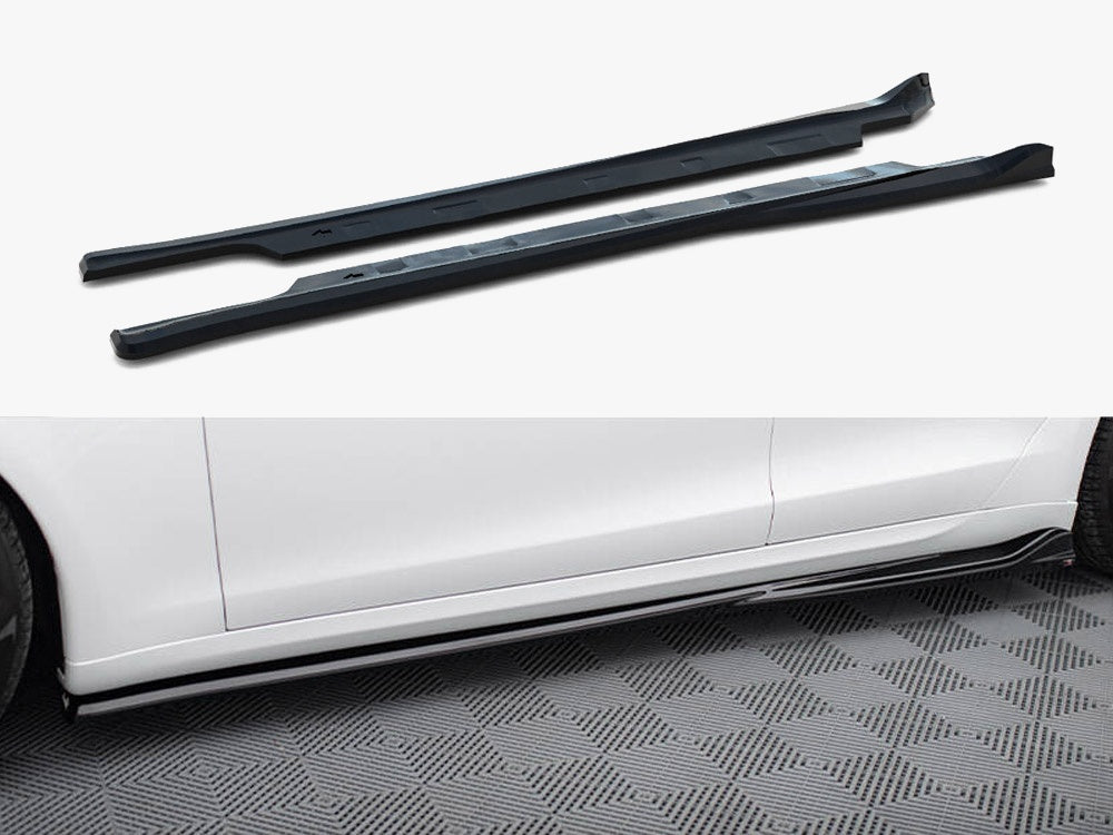 Maxton Design Side Skirts Diffusers V.1 Tesla Model S Plaid Mk1 Facelift - TE-MODELS-1F2-PL-SD1G - Image 1