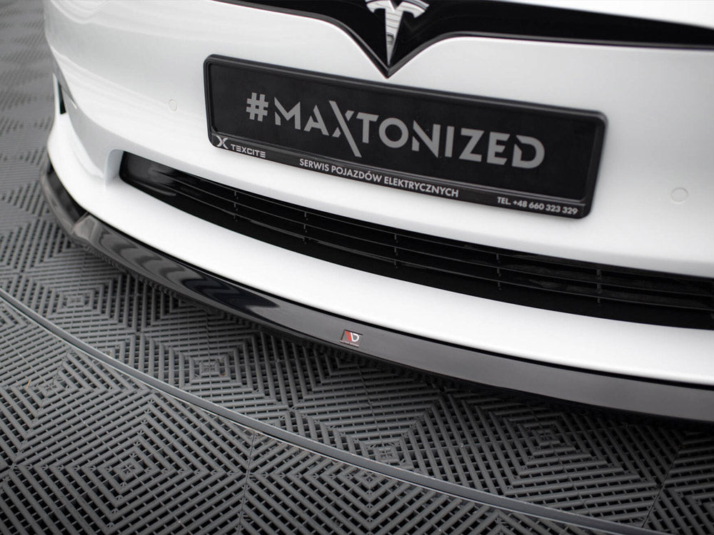 Maxton Design Front Splitter V.2 Tesla Model S Plaid Mk1 Facelift - TE-MODELS-1F2-PL-FD2G - Image 4