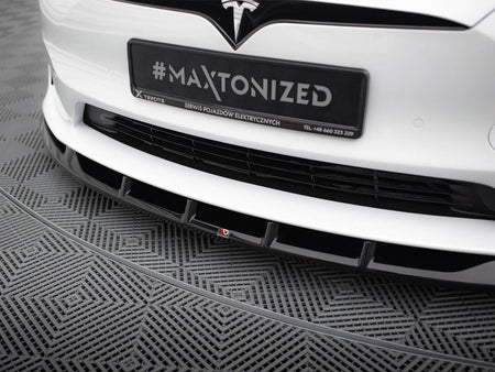 Maxton Design Front Splitter V.3 Tesla Model S Plaid Mk1 Facelift - TE-MODELS-1F2-PL-FD3G - Image 4