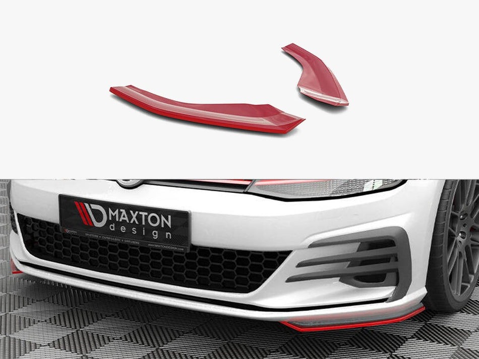 Maxton Design Front Side Splitters Volkswagen Golf GTI Mk7 Facelift - VW-GO-7F-GTI-FD6G - Image 1