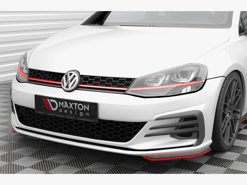 Front Side Splitters Volkswagen Golf GTI / GTD Mk7 Facelift