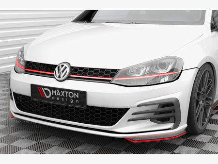 Front Side Splitters Volkswagen Golf GTI / GTD Mk7 Facelift