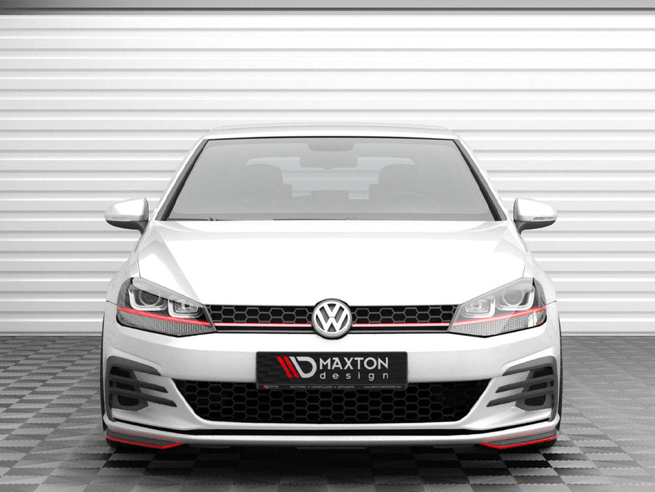 Maxton Design Front Side Splitters Volkswagen Golf GTI Mk7 Facelift - VW-GO-7F-GTI-FD6G - Image 2