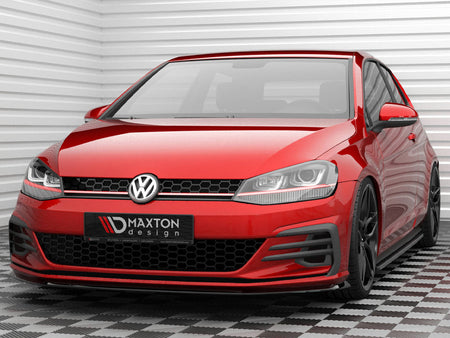 Maxton Design Front Splitter V.3 Volkswagen Golf GTI Mk7 Facelift - VW-GO-7F-GTI-FD3G - Image 2