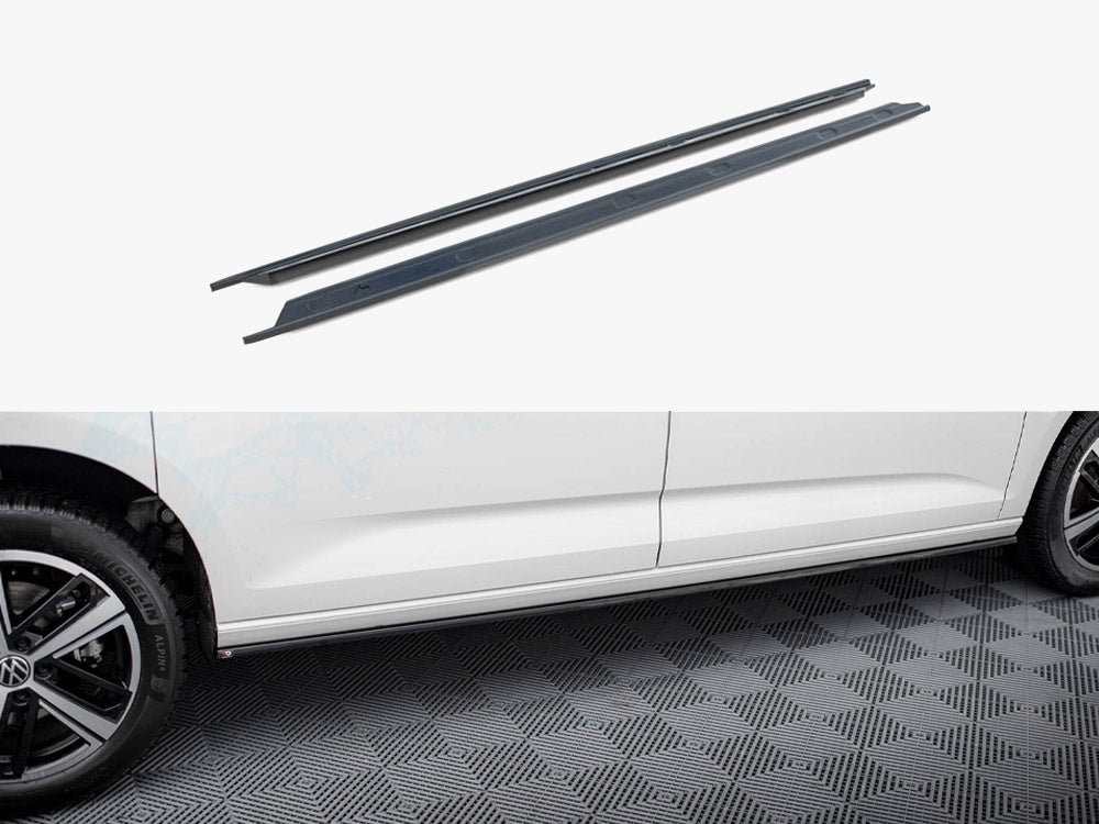 Maxton Design Side Skirts Diffusers Volkswagen Caddy Maxi Mk5 - VW-CA-5-MAXI-SD1G - Image 1