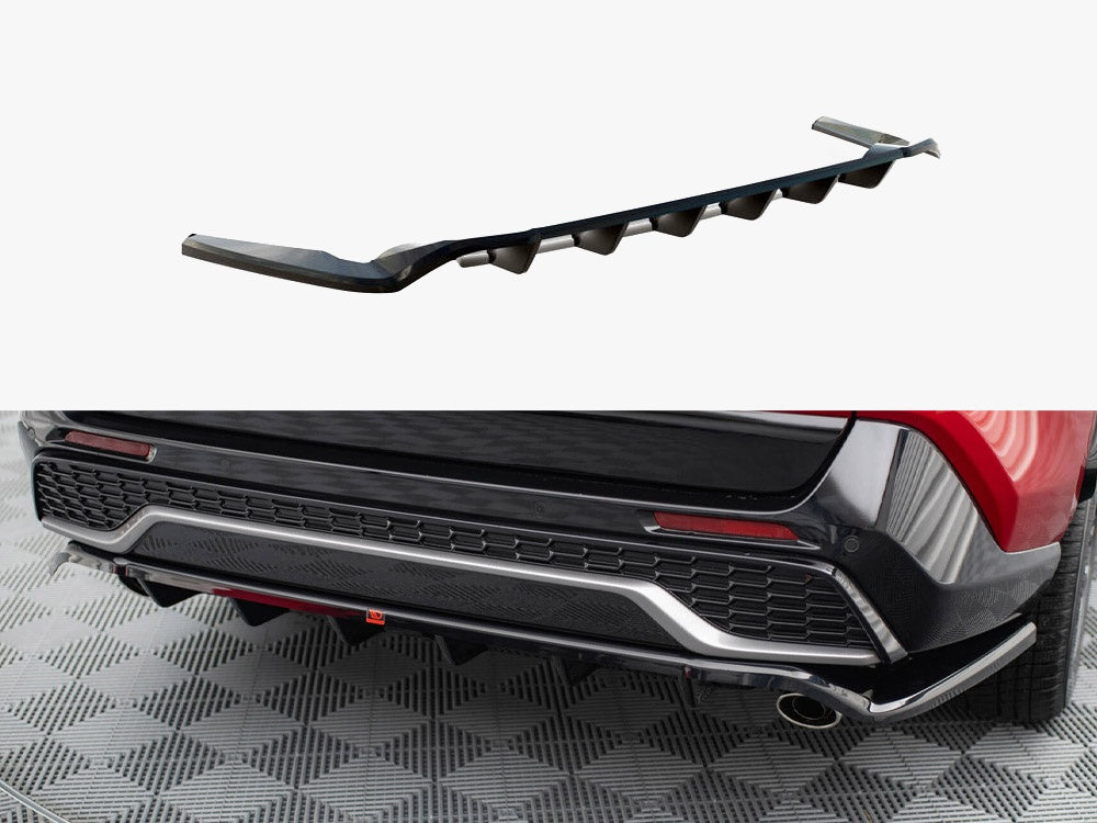 Maxton Design Rear Splitter (Vertical Bars) Toyota RAV4 GR Sport Mk5 - TO-RAV4-5-GRSPORT-RD1G+RD2G - Image 1