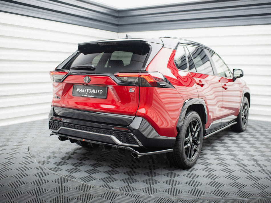 Maxton Design Rear Splitter (Vertical Bars) Toyota RAV4 GR Sport Mk5 - TO-RAV4-5-GRSPORT-RD1G+RD2G - Image 2