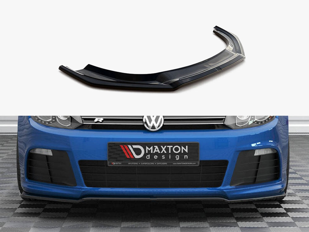 Maxton Design Front Splitter V.2 Volkswagen Golf R Mk6 - VW-GO-6-R-FD2G - Image 1