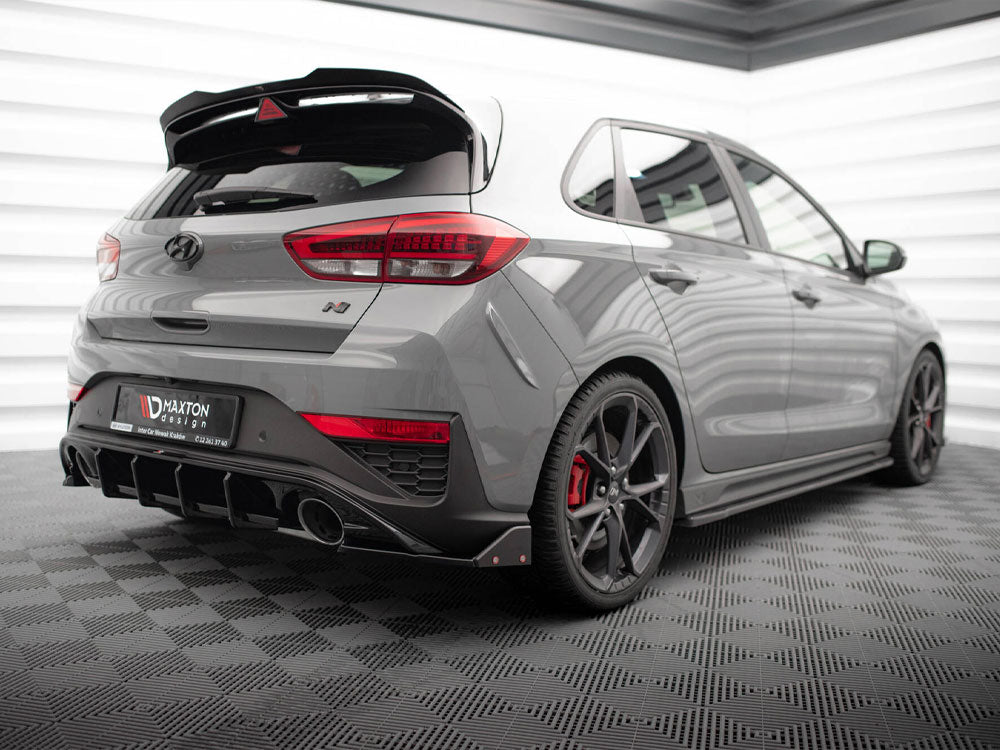 Maxton Design Rear Side Splitters V.4 + Flaps Hyundai I30 N Hatchback Mk3 Facelift - HY-I30-3F-N-RSD4G+RSF1B - Image 2