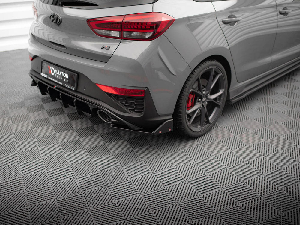 Maxton Design Rear Side Splitters V.4 + Flaps Hyundai I30 N Hatchback Mk3 Facelift - HY-I30-3F-N-RSD4G+RSF1B - Image 3
