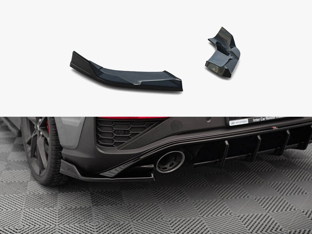 Maxton Design Rear Side Splitters V.6 Hyundai I30 N Hatchback Mk3 Facelift - HY-I30-3F-N-RSD6G - Image 1
