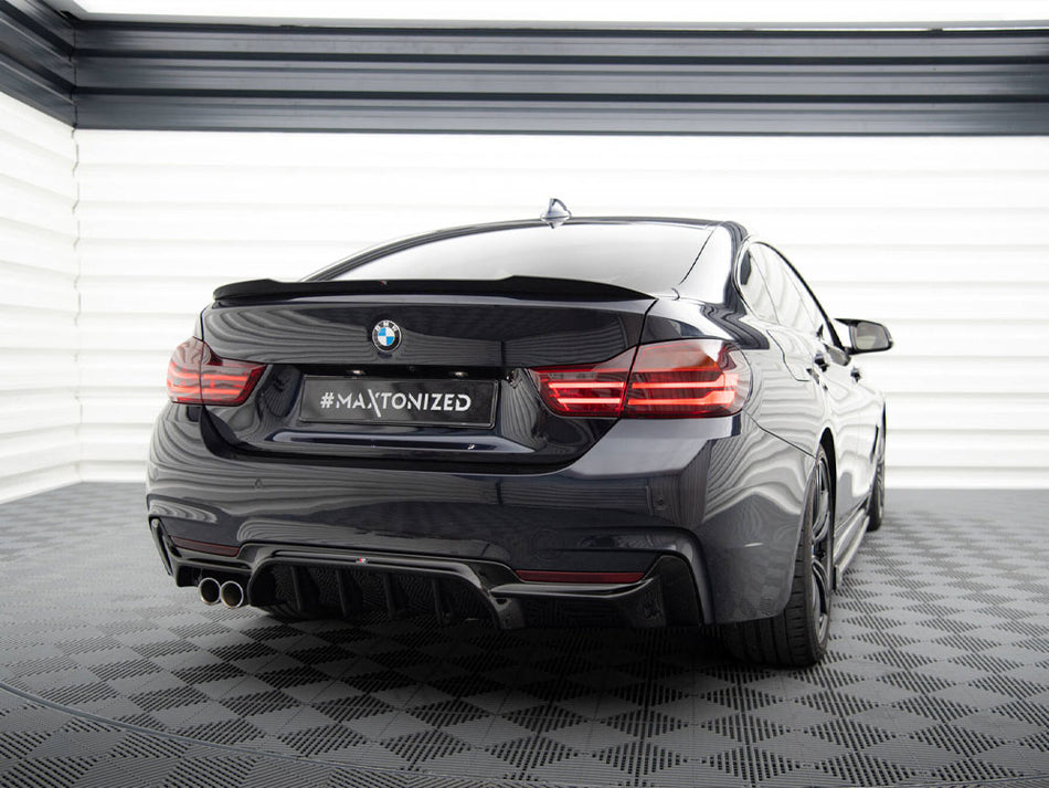 Maxton Design Rear Valance BMW 4 Coupe / Gran Coupe / Cabrio M-Pack F32 / F36 / F33 (Version with exhaust on one side) - BM-4-F32-MPACK-RS1GOO_ - Image 2
