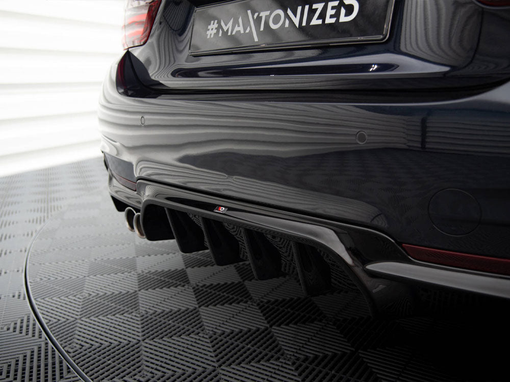 Maxton Design Rear Valance BMW 4 Coupe / Gran Coupe / Cabrio M-Pack F32 / F36 / F33 (Version with exhaust on one side) - BM-4-F32-MPACK-RS1GOO_ - Image 4