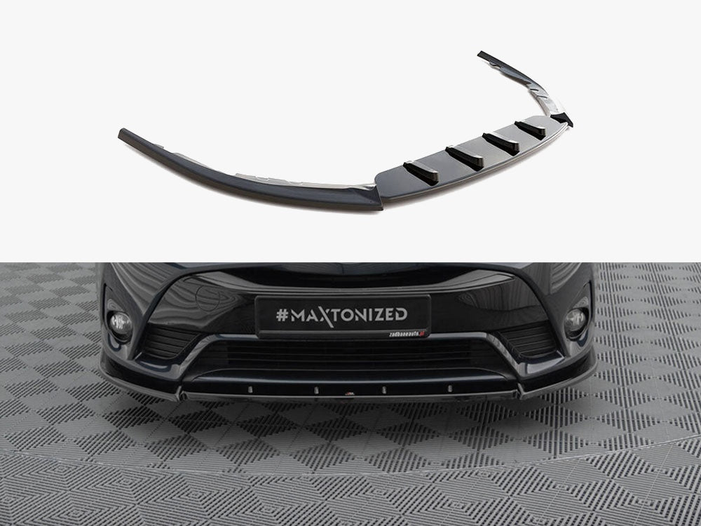 Maxton Design Front Splitter V.1 Toyota Avensis Mk3 Facelift - TO-AV-3F2-FD1G - Image 1