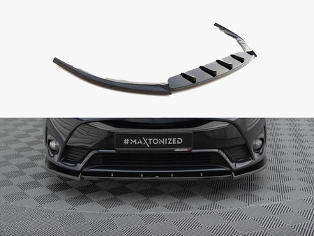 Maxton Design Front Splitter V.1 Toyota Avensis Mk3 Facelift - TO-AV-3F2-FD1G - Image 1