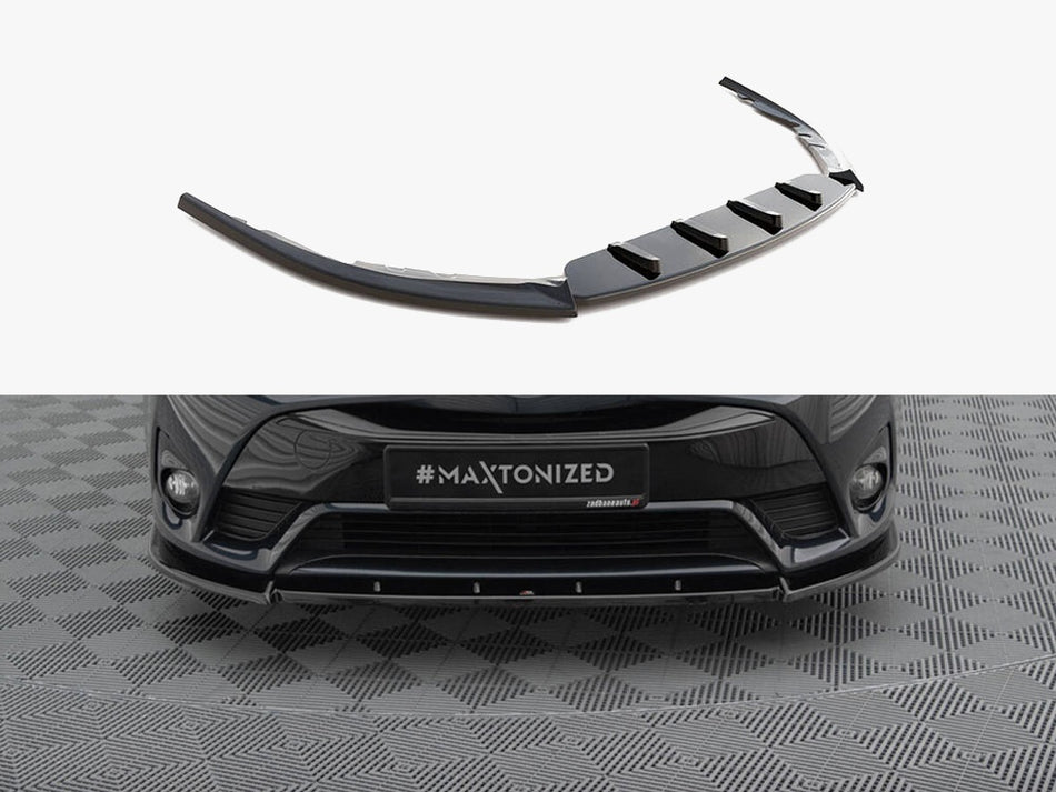 Maxton Design Front Splitter V.1 Toyota Avensis Mk3 Facelift - TO-AV-3F2-FD1G - Image 1