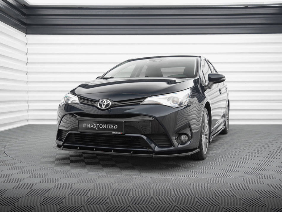 Maxton Design Front Splitter V.1 Toyota Avensis Mk3 Facelift - TO-AV-3F2-FD1G - Image 2