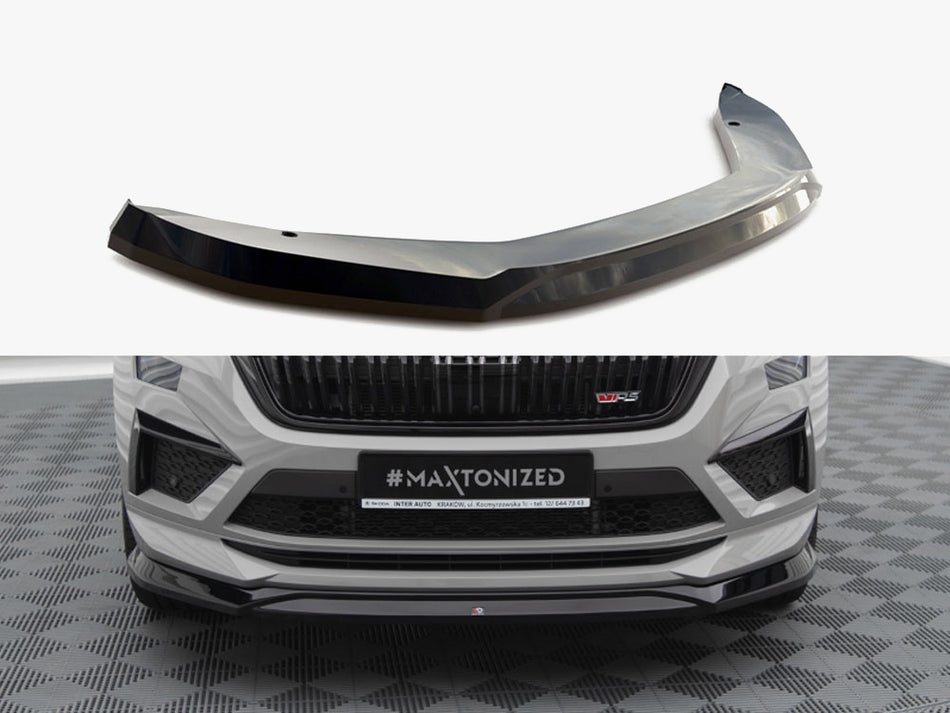 Maxton Design Front Splitter V.2 Skoda Kodiaq RS Mk1 Facelift - SK-KO-1F-RS-FD2G - Image 1
