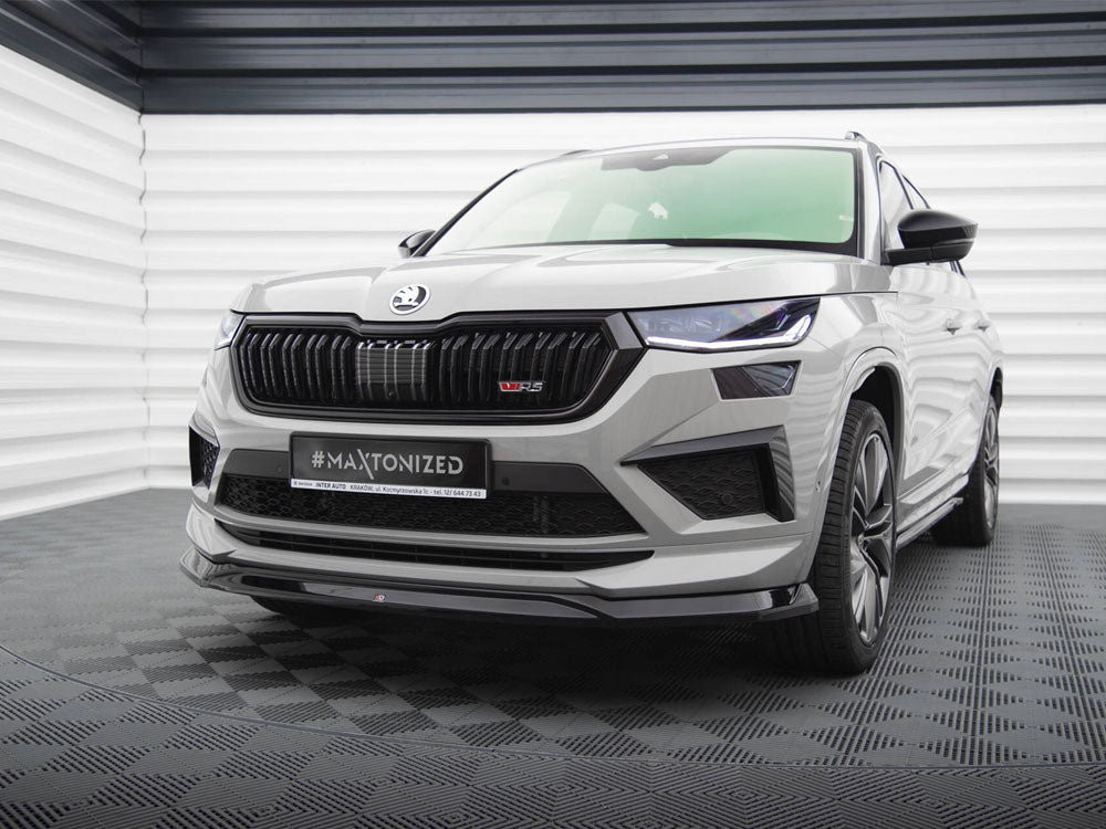 Maxton Design Front Splitter V.2 Skoda Kodiaq RS Mk1 Facelift - SK-KO-1F-RS-FD2G - Image 2