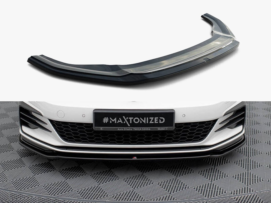 Maxton Design Front Splitter V.2 VW Golf GTI Mk7 Facelift - VW-GO-7F-GTI-FD2G - Image 1