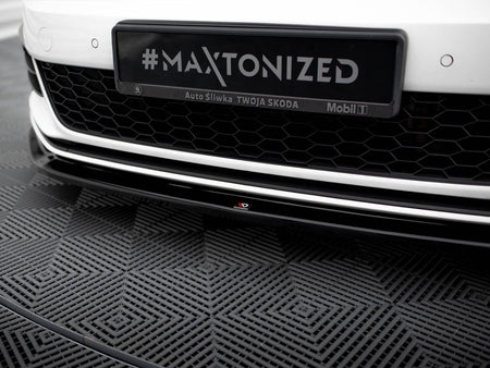 Maxton Design Front Splitter V.2 VW Golf GTI Mk7 Facelift - VW-GO-7F-GTI-FD2G - Image 4