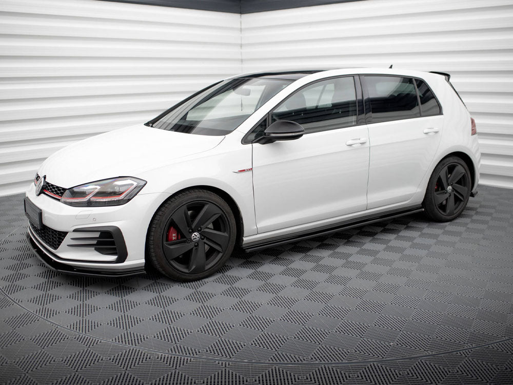 Maxton Design Side Skirts Diffusers VW Golf 7 GTI Preface / Facelift (Wide) - VW-GO-7/7F-GTI-SD1G - Image 2