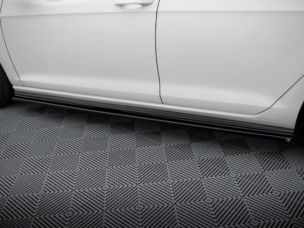 Maxton Design Side Skirts Diffusers VW Golf 7 GTI Preface / Facelift (Wide) - VW-GO-7/7F-GTI-SD1G - Image 4