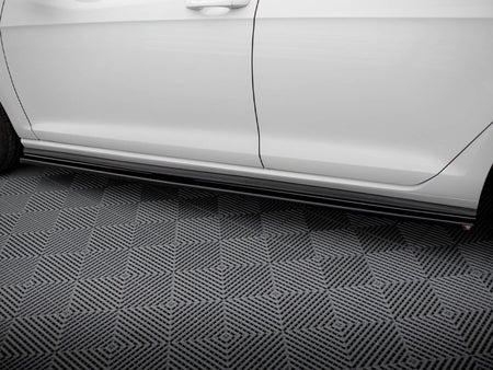 Maxton Design Side Skirts Diffusers VW Golf 7 GTI Preface / Facelift (Wide) - VW-GO-7/7F-GTI-SD1G - Image 4