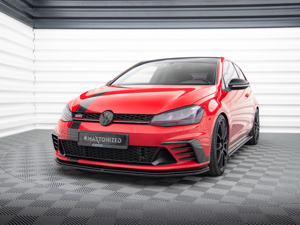Maxton Design Front Splitter VW Golf Mk7 GTI Clubsport - VW-GO-7-GTI-CS-FD1G - Image 2