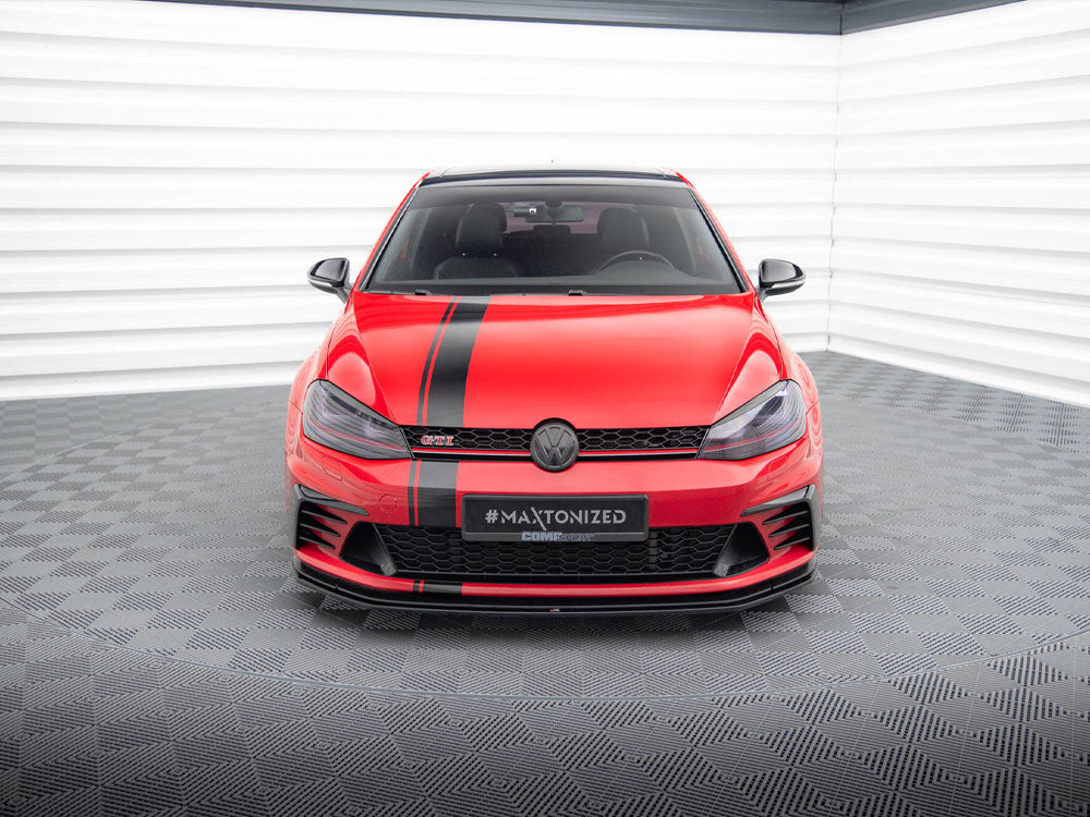 Maxton Design Front Splitter VW Golf Mk7 GTI Clubsport - Textured - VW-GO-7-GTI-CS-FD1T - Image 3