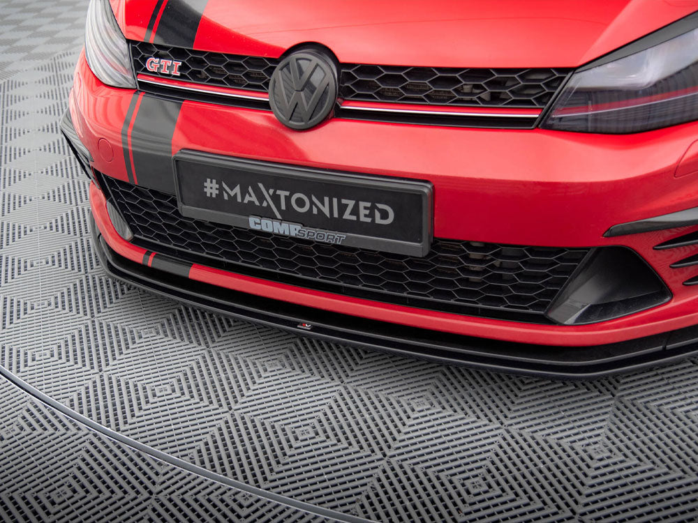 Maxton Design Front Splitter VW Golf Mk7 GTI Clubsport - Textured - VW-GO-7-GTI-CS-FD1T - Image 4