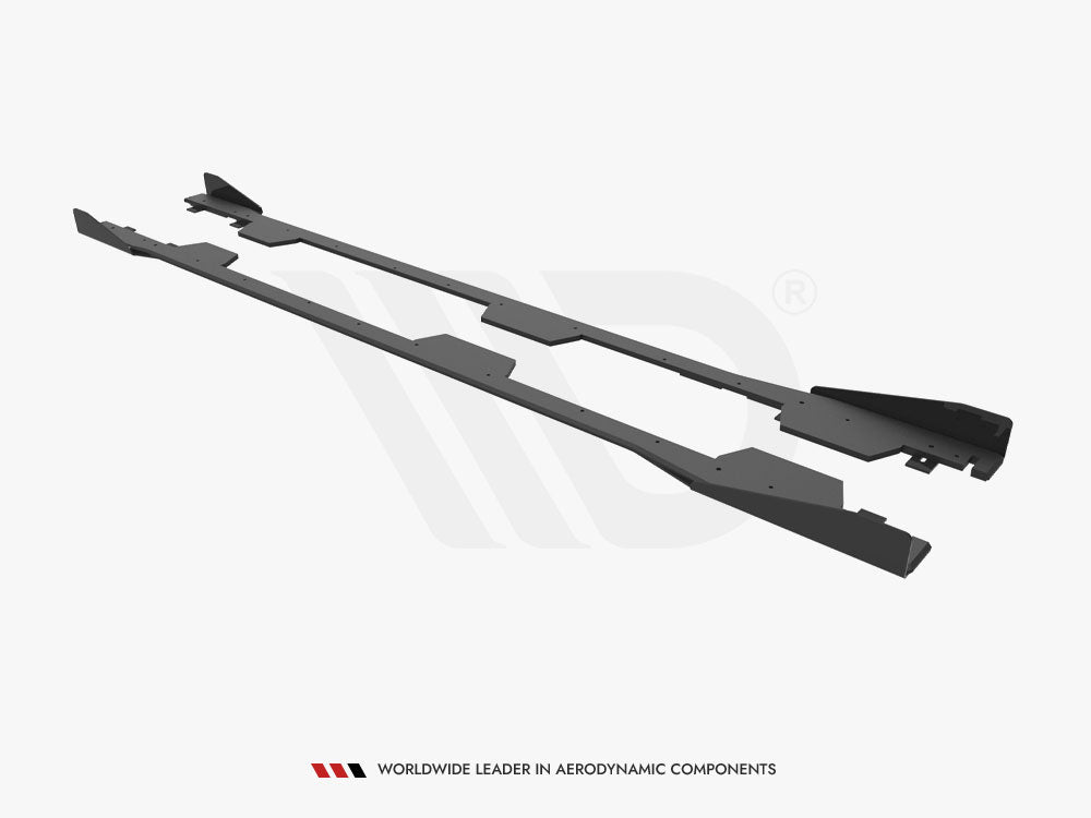 Maxton Design Street PRO Side Skirts Diffusers + Flaps Subaru BRZ Mk1 / Mk1 Facelift - SUBRZ1FCNC-SD1B+SF1G - Image 4