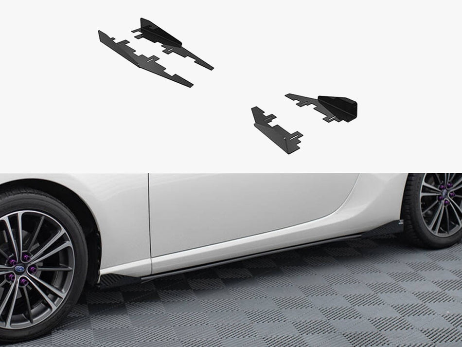 Maxton Design Side Flaps Subaru BRZ Mk1 / Mk1 Facelift - SUBRZ1FCNC-SF1G - Image 1