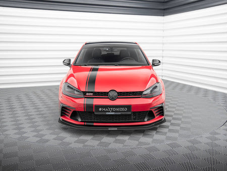 Maxton Design Front Racing Splitter VW Golf GTI Mk7 Clubsport - VW-GO-7-GTI-CS-CNC-FD1A - Image 2