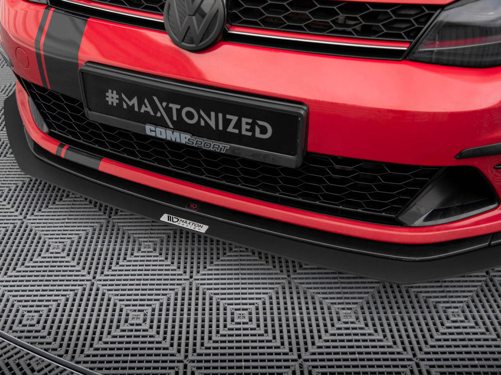 Maxton Design Front Racing Splitter VW Golf GTI Mk7 Clubsport - VW-GO-7-GTI-CS-CNC-FD1A - Image 3