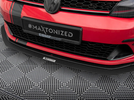 Maxton Design Front Racing Splitter VW Golf GTI Mk7 Clubsport - VW-GO-7-GTI-CS-CNC-FD1A - Image 3