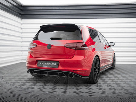 Maxton Design Rear Diffuser VW Golf GTI Mk7 Clubsport - VW-GO-7-GTI-CS-CNC-RS1A - Image 1