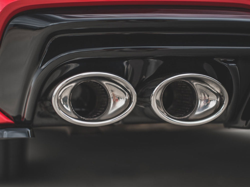 Rear Valance + Exhaust Ends Imitation Audi A7 S-Line C8 / S7 C8 / C8 Facelift / S7 Facelift