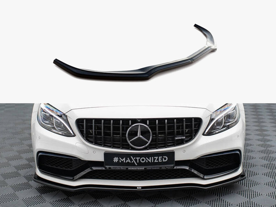 Maxton Design Front Splitter V.1 Mercedes-AMG C63 Sedan / Estate W205 / S205