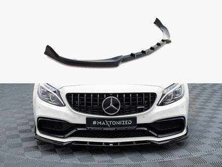 Maxton Design Front Splitter V.2 Mercedes-AMG C63 Sedan / Estate W205 / S205 - ME-C-205-63-FD1G - Image 1