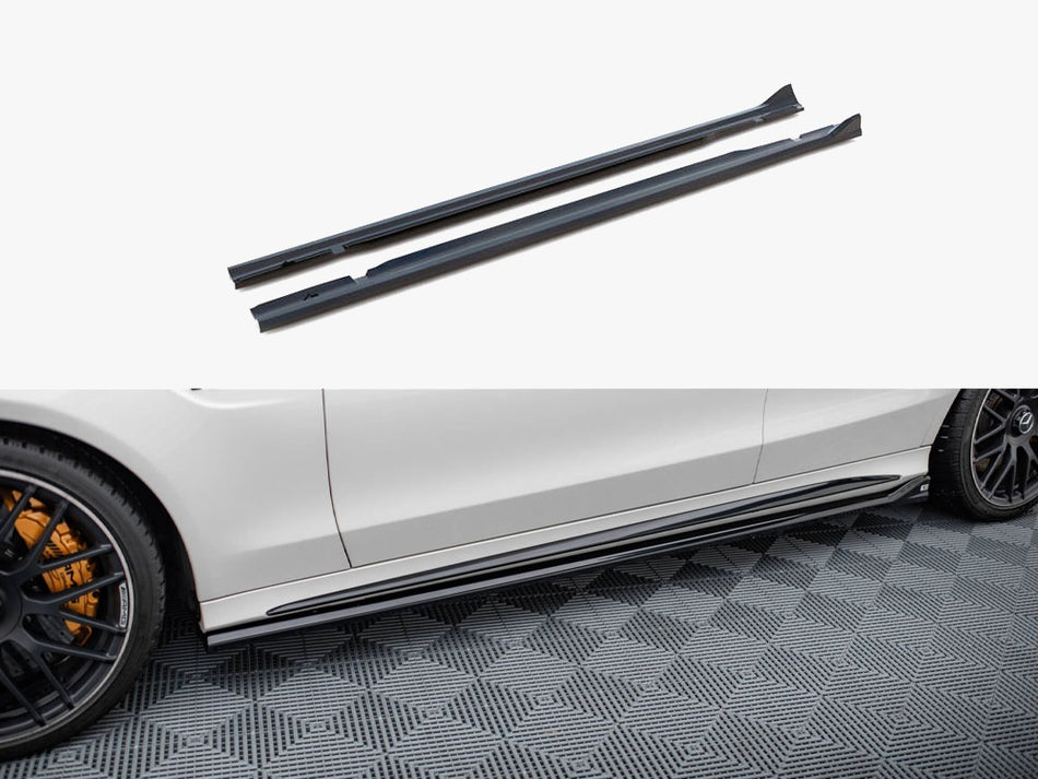 Maxton Design Side Skirts Diffusers V.2 Mercedes-AMG C63 Sedan / Estate W205 / S205 - ME-C-205-63-SD1G - Image 1