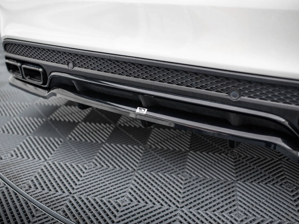 Maxton Design Rear Splitter (Vertical Bars) Mercedes-AMG C63 Sedan / Estate W205 / S205 - ME-C-205-63-RD1G+RD2G - Image 4